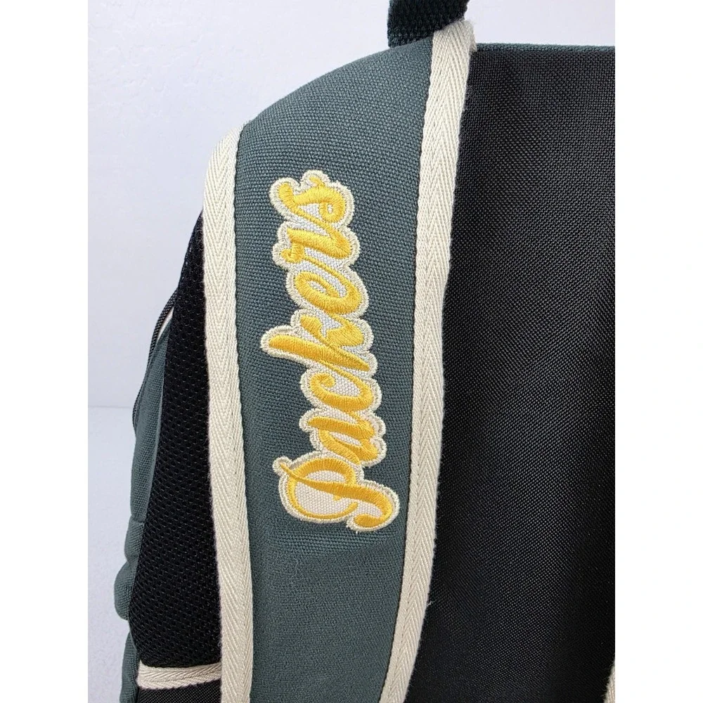 Green Bay Packers Historical Retro Embroidered Logos Super Bowl Patch Backpack‎